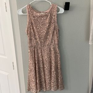 Pink floral dress